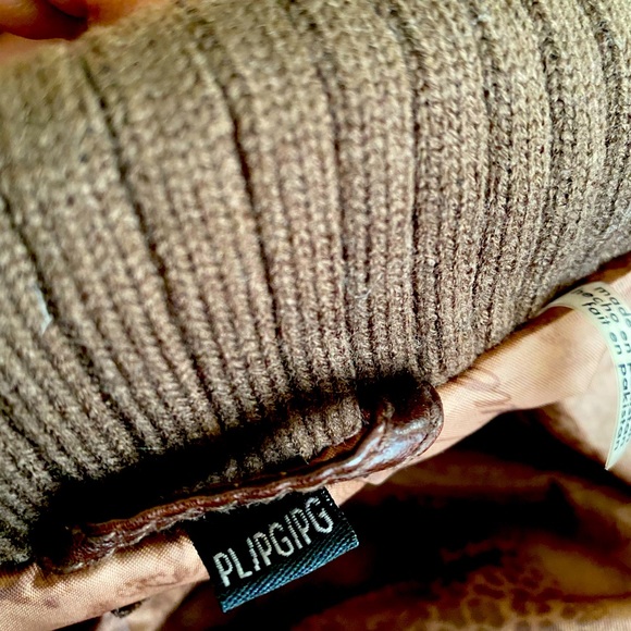 Guess Brown Leather Jacket - Picture 4 of 7